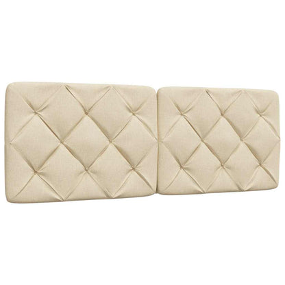 Giroletto con LED senza Materasso Crema 140x190 cm in Tessuto - homemem39