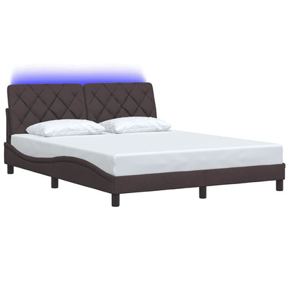 Giroletto con LED senza Materasso 160x200 cm Tessuto