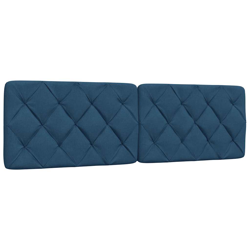 Giroletto con LED senza Materasso Blu 160x200 cm in Tessuto - homemem39