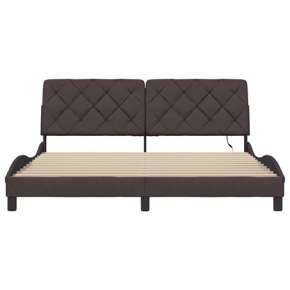 Giroletto con LED senza Materasso 180x200 cm Tessuto - homemem39