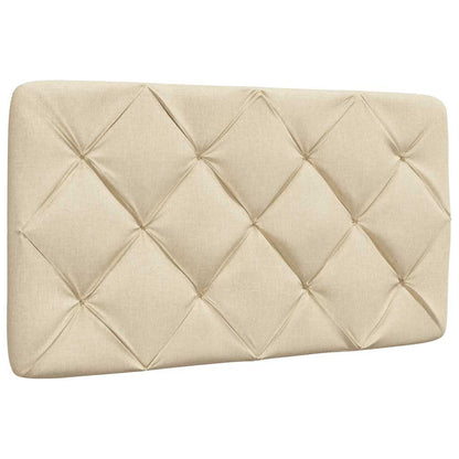 Letto con Materasso Crema 80x200 cm in Tessuto