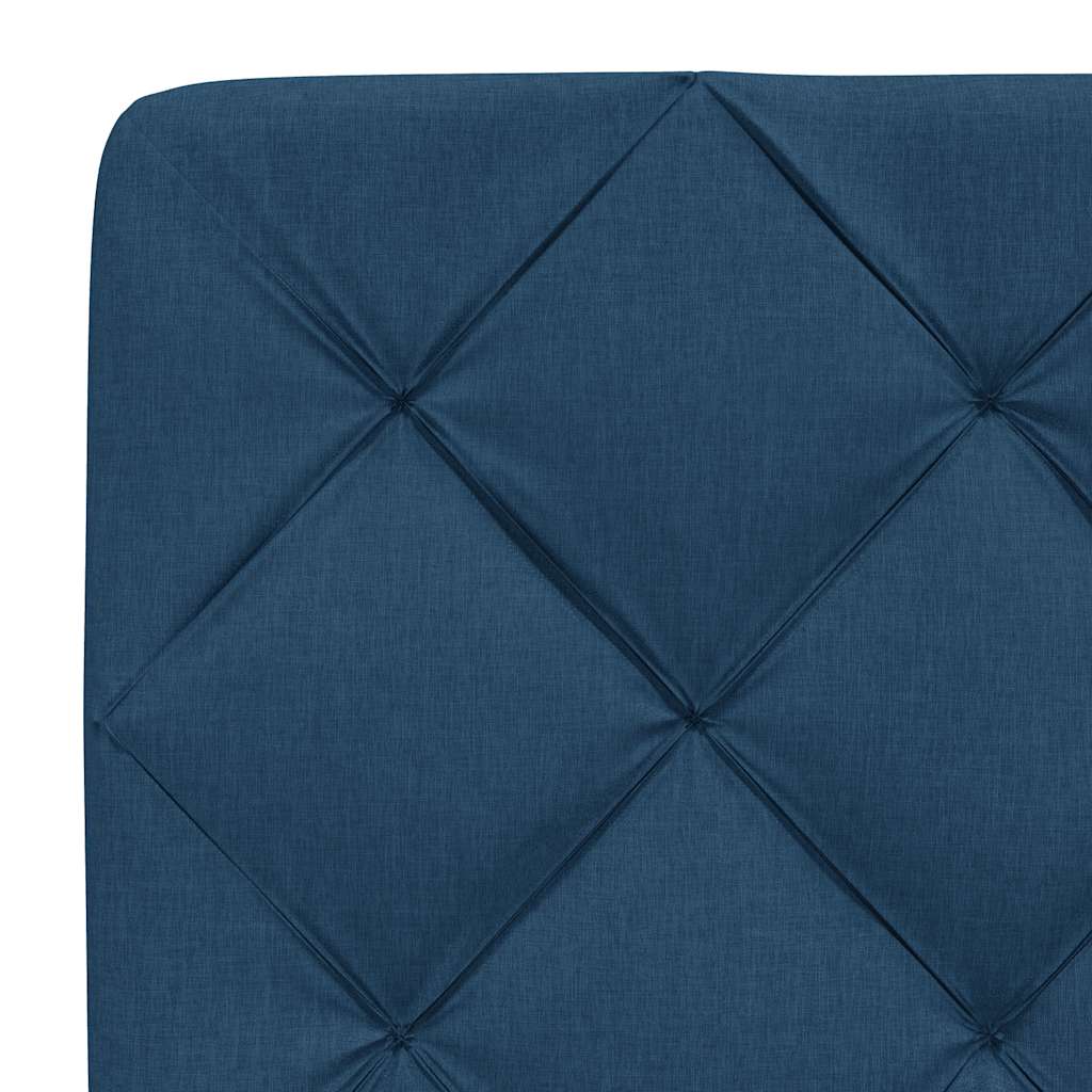 Letto con Materasso Blu 90x190 cm in Tessuto | homemem39