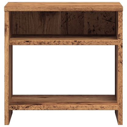 Comodini Legno Antico 2 pz 40x30x40 cm in Legno Multistrato - homemem39