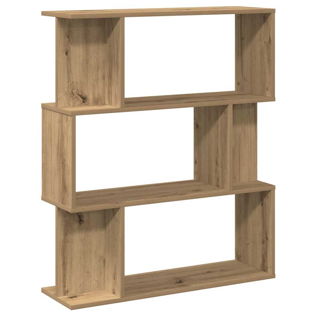 Libreria Rovere Artigianale 80x24x96 cm Legno Multistrato