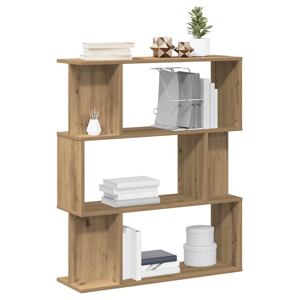 Libreria Rovere Artigianale 80x24x96 cm Legno Multistrato