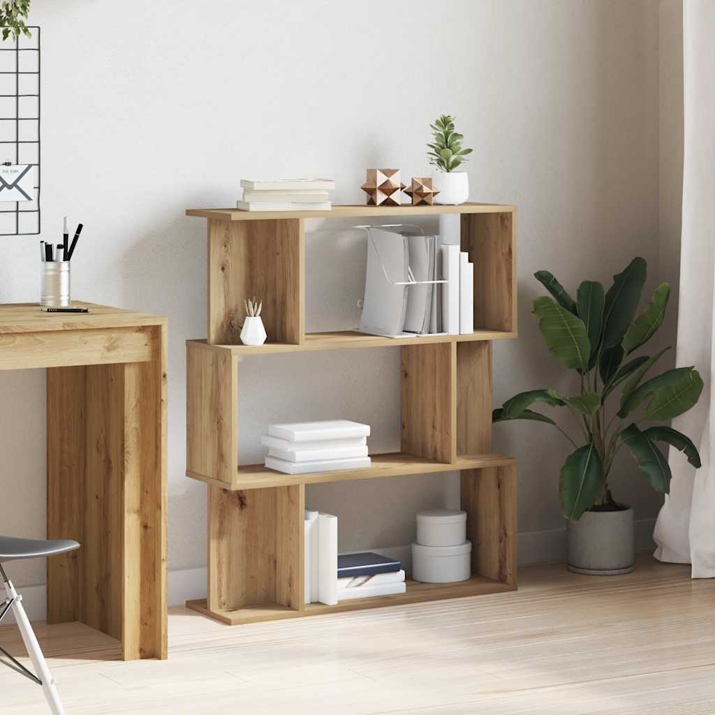 Libreria Rovere Artigianale 80x24x96 cm Legno Multistrato