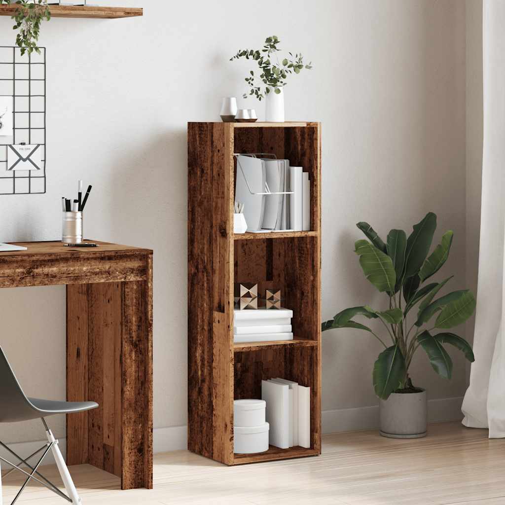 Libreria in Legno Antico 36x30x114 cm in Legno Multistrato | homemem39