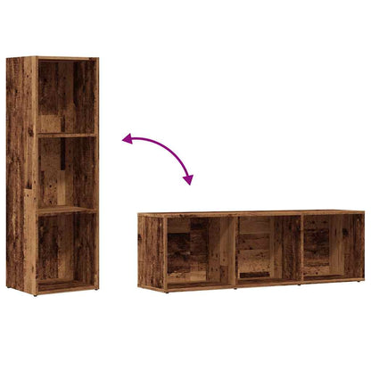 Libreria in Legno Antico 36x30x114 cm in Legno Multistrato | homemem39