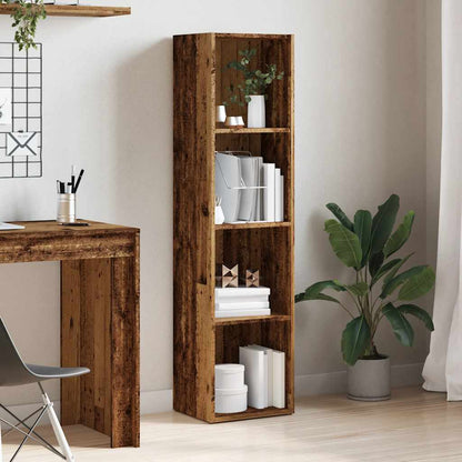 Libreria Legno Antico 36x30x143 cm in Legno Multistrato | homemem39