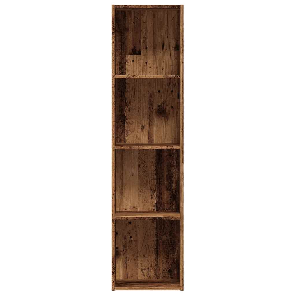Libreria Legno Antico 36x30x143 cm in Legno Multistrato | homemem39