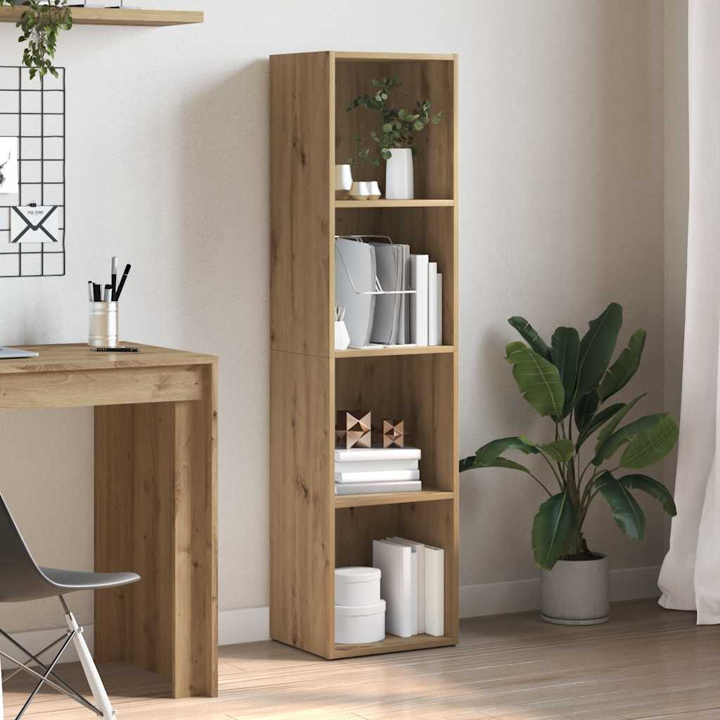 Libreria Rovere Artigianale 36x30x143 cm Legno Multistrato | homemem39