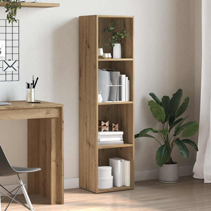 Libreria Rovere Artigianale 36x30x143 cm Legno Multistrato