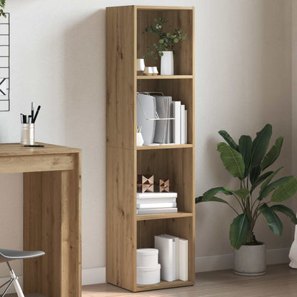 Libreria Rovere Artigianale 36x30x143 cm Legno Multistrato