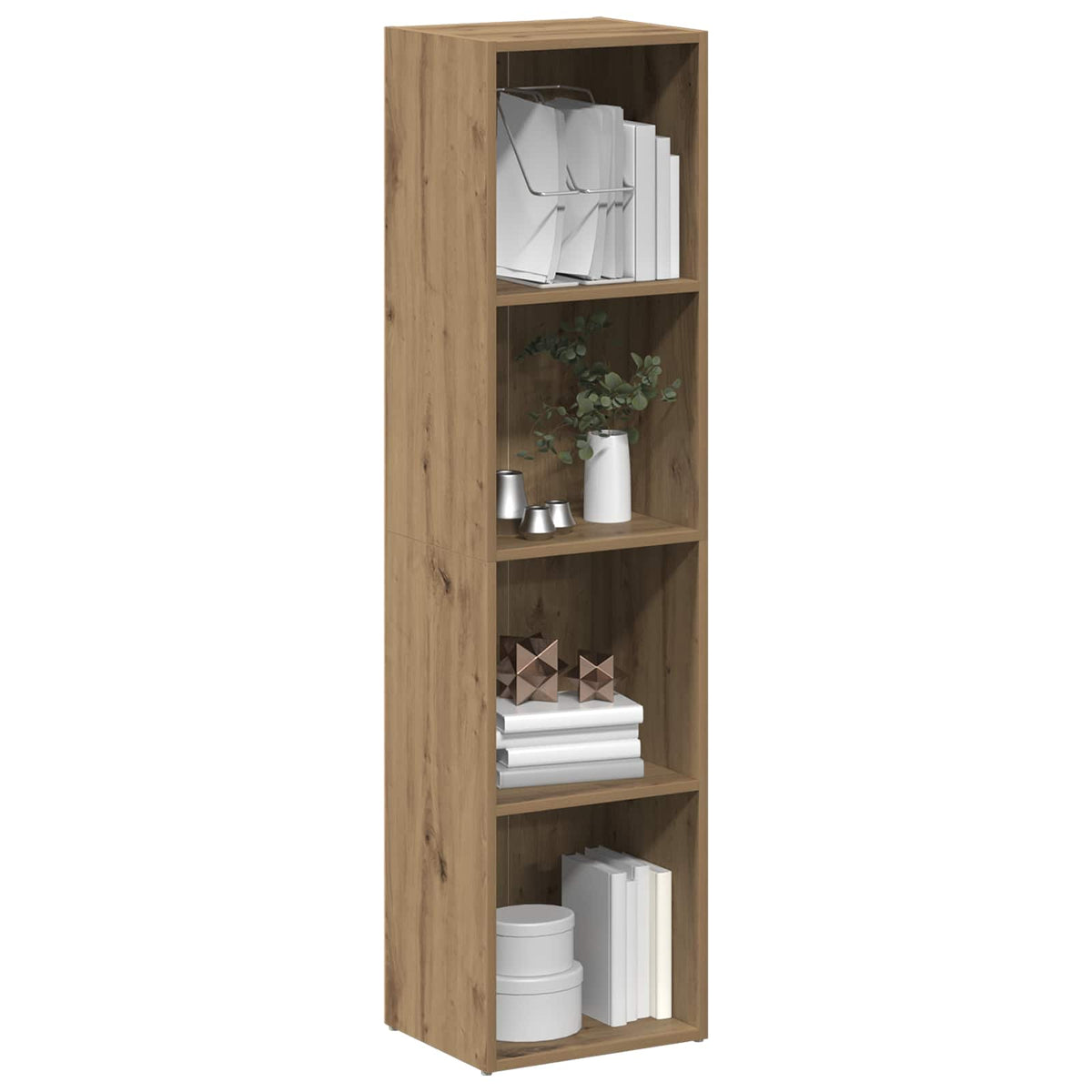 Libreria Rovere Artigianale 36x30x143 cm Legno Multistrato