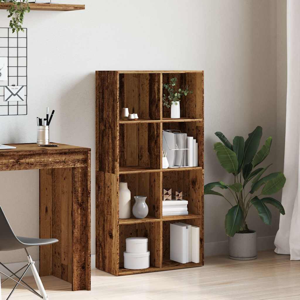 Libreria in Legno Antico 66x30x130 cm in Legno Multistrato | homemem39