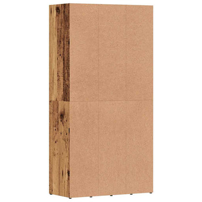 Libreria in Legno Antico 66x30x130 cm in Legno Multistrato
