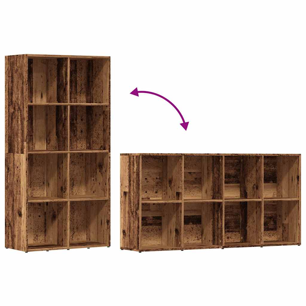 Libreria in Legno Antico 66x30x130 cm in Legno Multistrato | homemem39