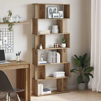 Libreria Rovere Artigianale 80x24x192 cm Legno Multistrato