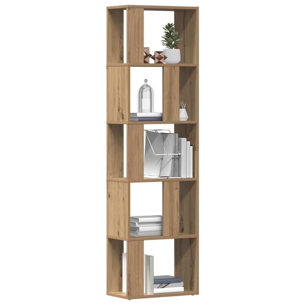 Libreria Rovere Artigianale 45x24x159 cm Legno Multistrato