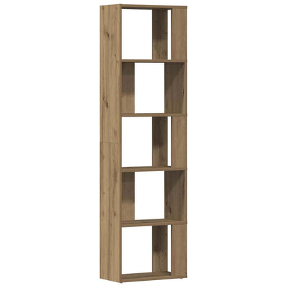 Libreria Rovere Artigianale 45x24x159 cm Legno Multistrato