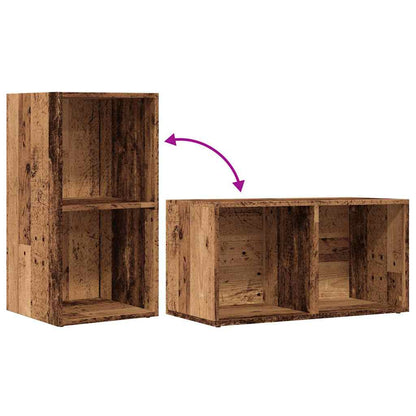 Scatola Portaoggetti Legno Antico Legno Multistrato - homemem39