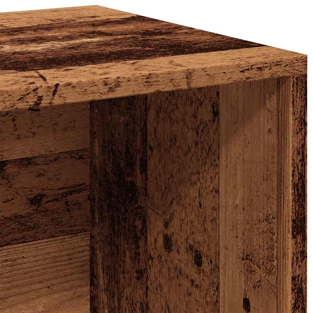 Scatola Portaoggetti Legno Antico Legno Multistrato - homemem39