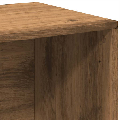 Scatola Portaoggetti Artigianale 69,5x34x36cm Legno Multistrato - homemem39