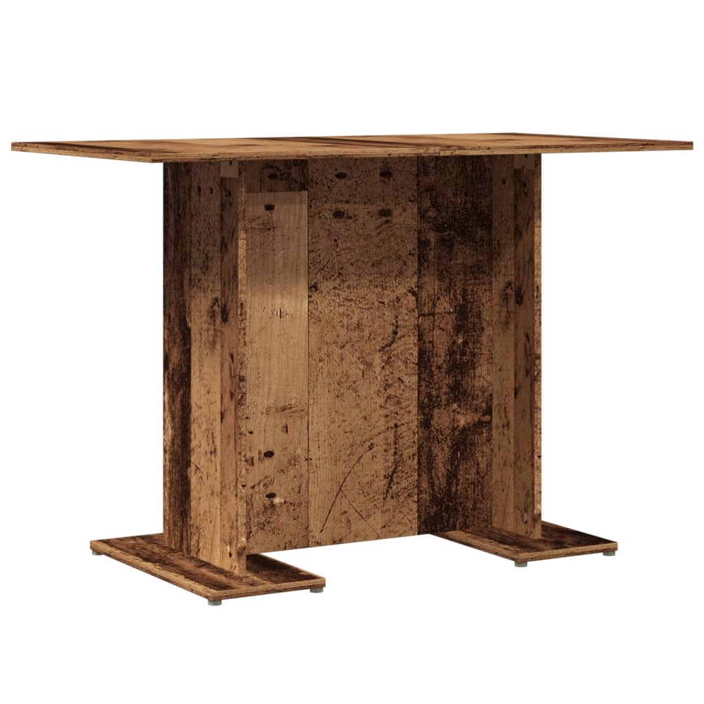 Tavolo da Pranzo Legno Antico 110x60x75 cm in Legno Multistrato | homemem39