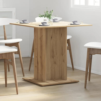 Tavolo Pranzo Rovere Artigianale 80x80x75 cm Legno Multistrato | homemem39