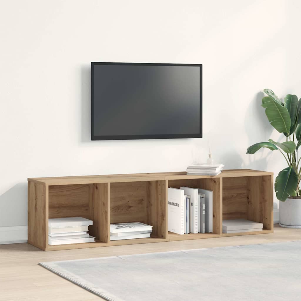 Libreria/Mobile TV Legno Antico 36x30x143 cm Legno Multistrato | homemem39