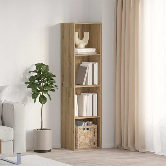 Libreria/Mobile TV Legno Antico 36x30x143 cm Legno Multistrato | homemem39