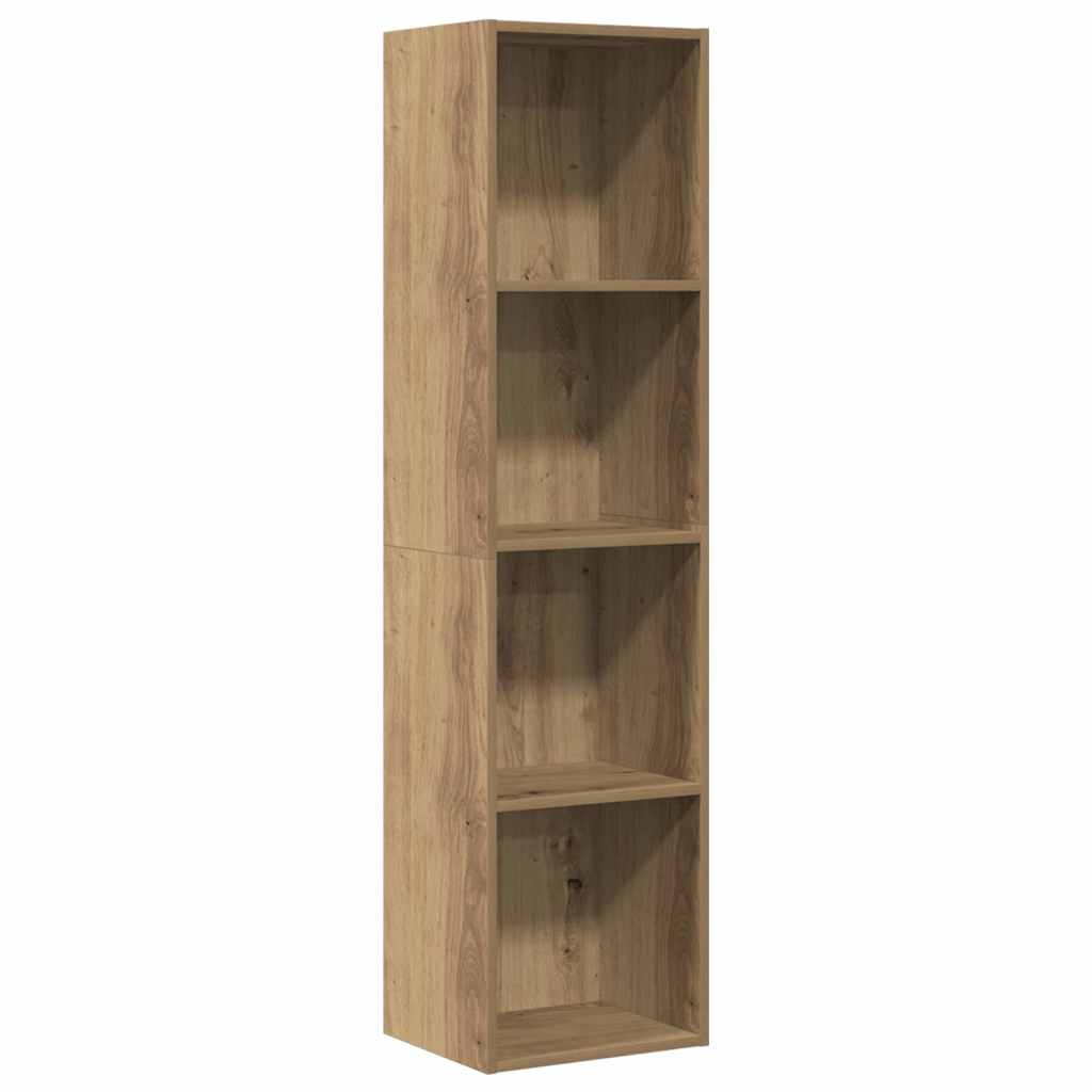 Libreria/Mobile TV Rovere Artigianale 36x30x143 cm Truciolato | homemem39