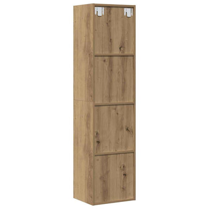 Libreria/Mobile TV Rovere Artigianale 36x30x143 cm Truciolato | homemem39