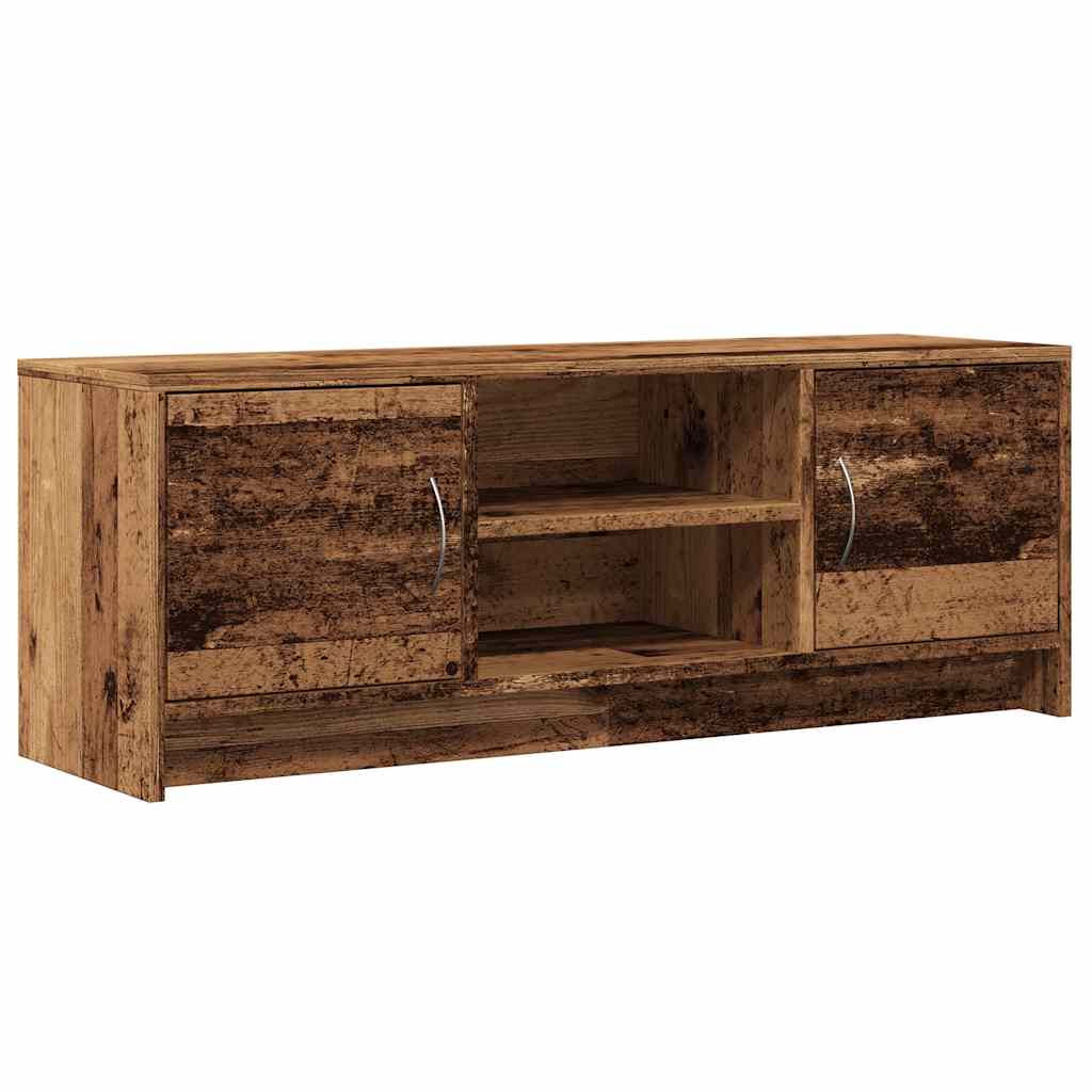 Mobile Porta TV Legno Antico 102x30x37,5 cm Legno Multistrato - homemem39