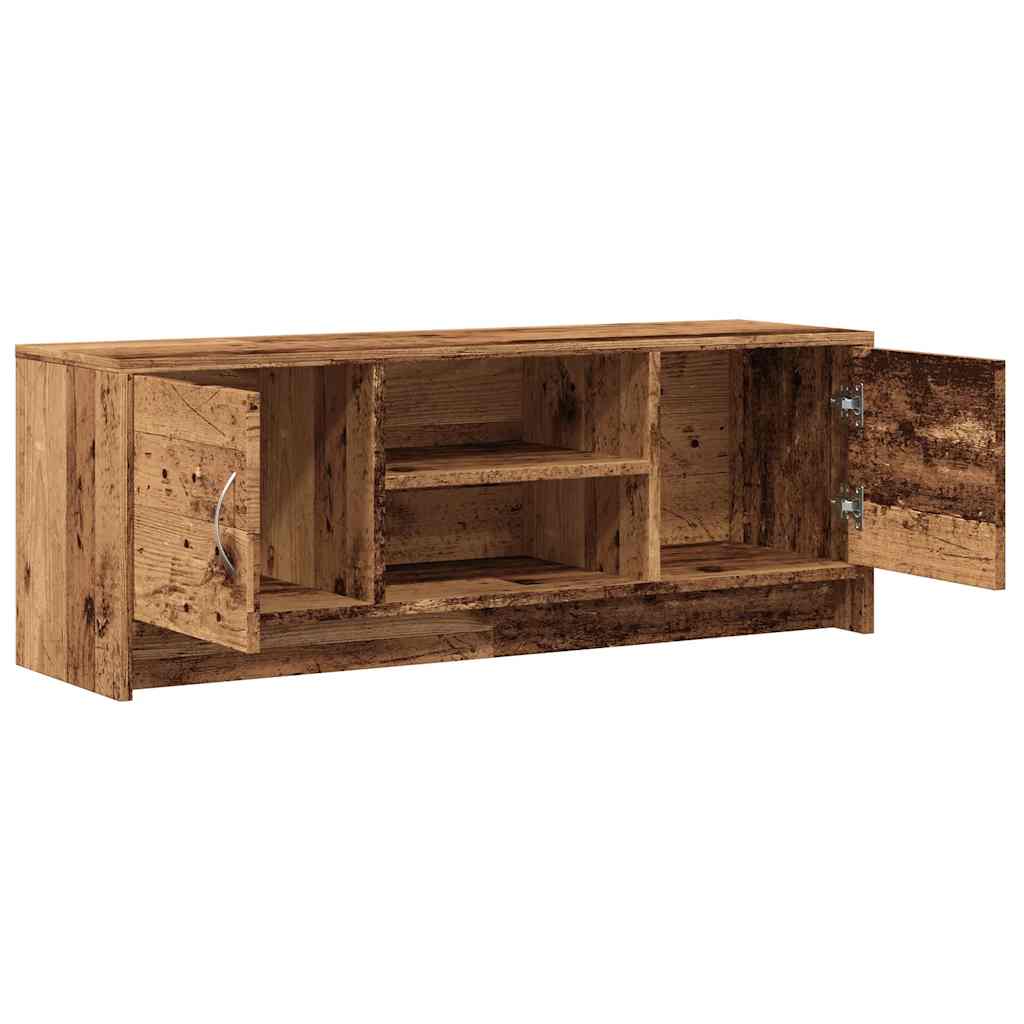 Mobile Porta TV Legno Antico 102x30x37,5 cm Legno Multistrato - homemem39