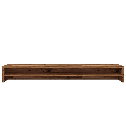 Supporto per Monitor Legno Antico 100x24x13cm Legno Multistrato