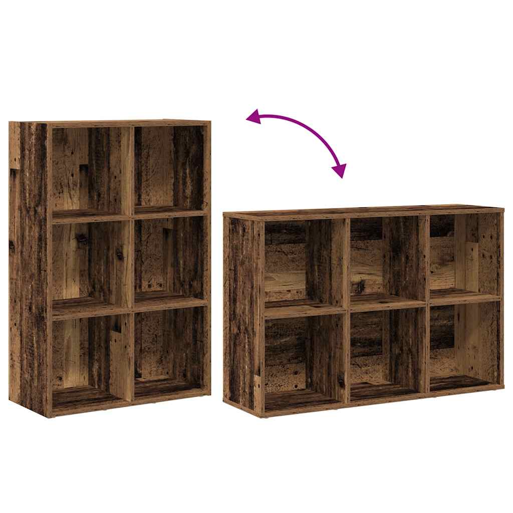 Libreria/Credenza Legno Antico 66x30x98 cm Legno Multistrato | homemem39