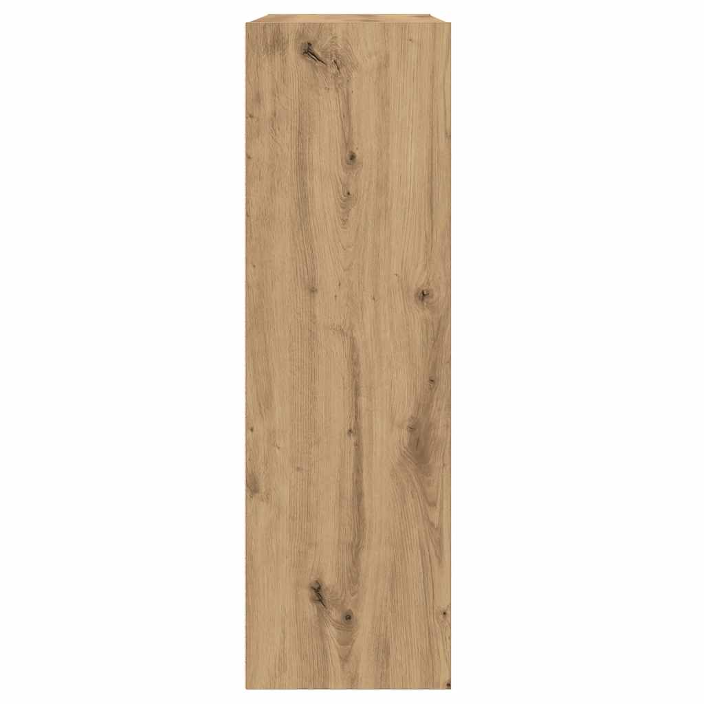 Libreria/Credenza Rovere Artigianale 66x30x98 cm in Truciolato | homemem39