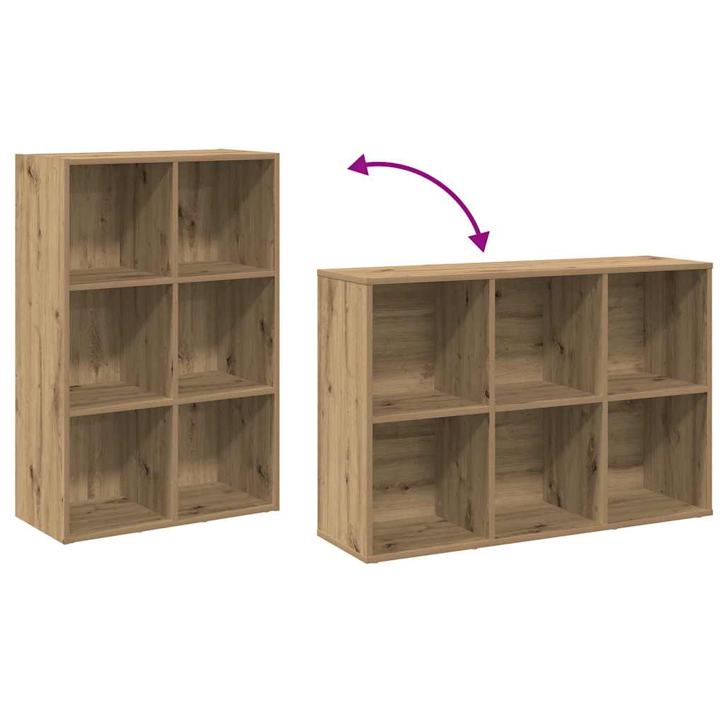 Libreria/Credenza Rovere Artigianale 66x30x98 cm in Truciolato | homemem39