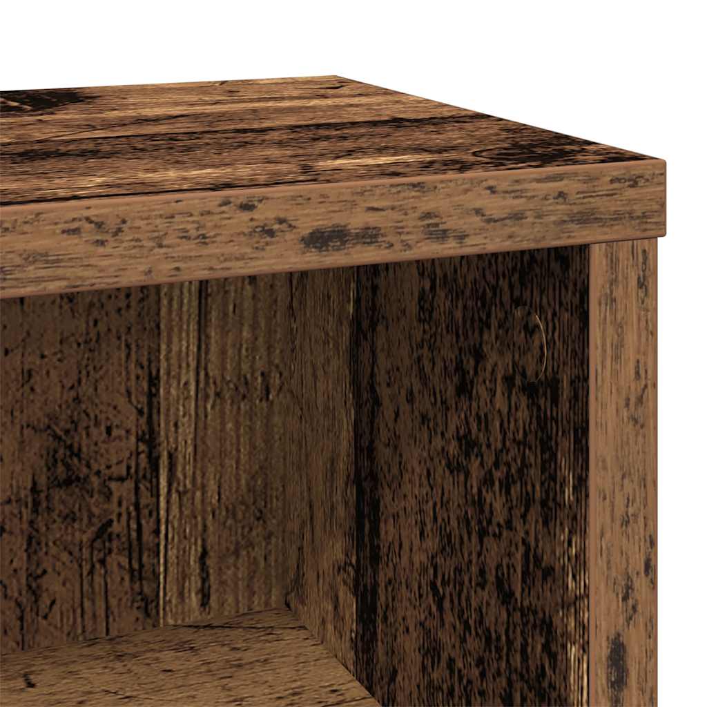 Mobile Porta CD Legno Vecchio 21x20x88 cm in Legno Multistrato - homemem39