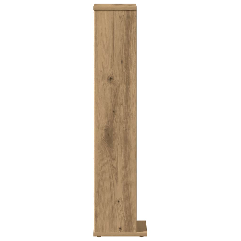 Mobile Porta CD Artigianale 21x20x88 cm Legno Multistrato - homemem39