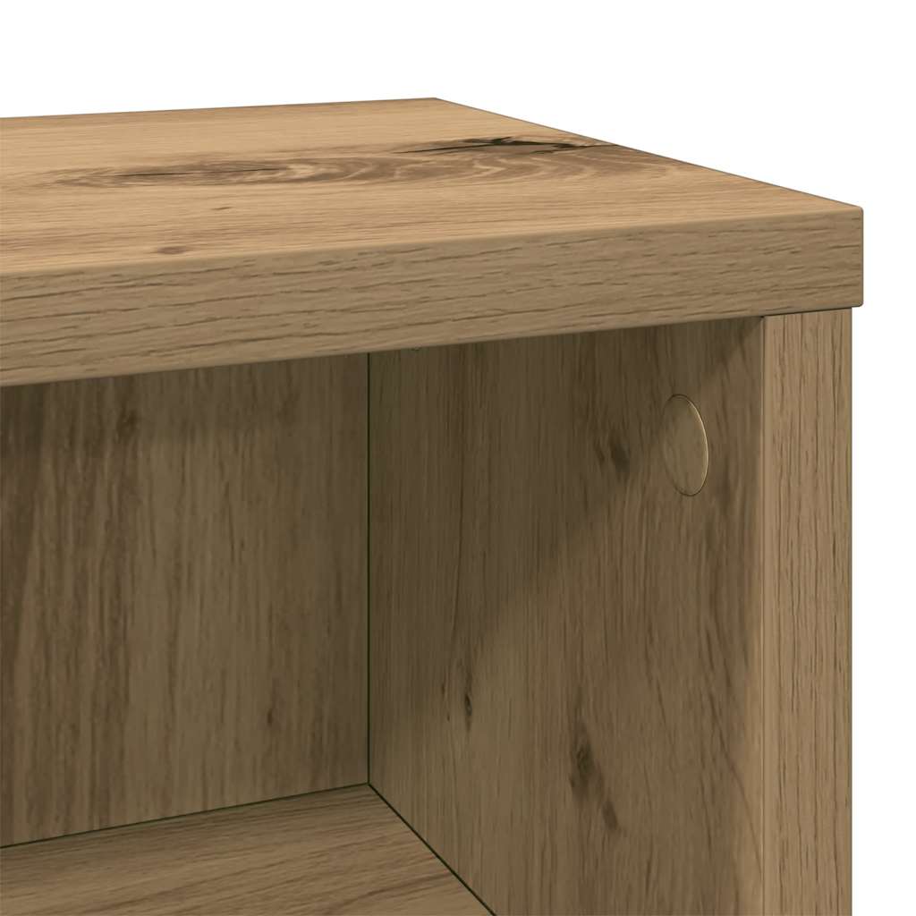 Mobile Porta CD Artigianale 21x20x88 cm Legno Multistrato - homemem39