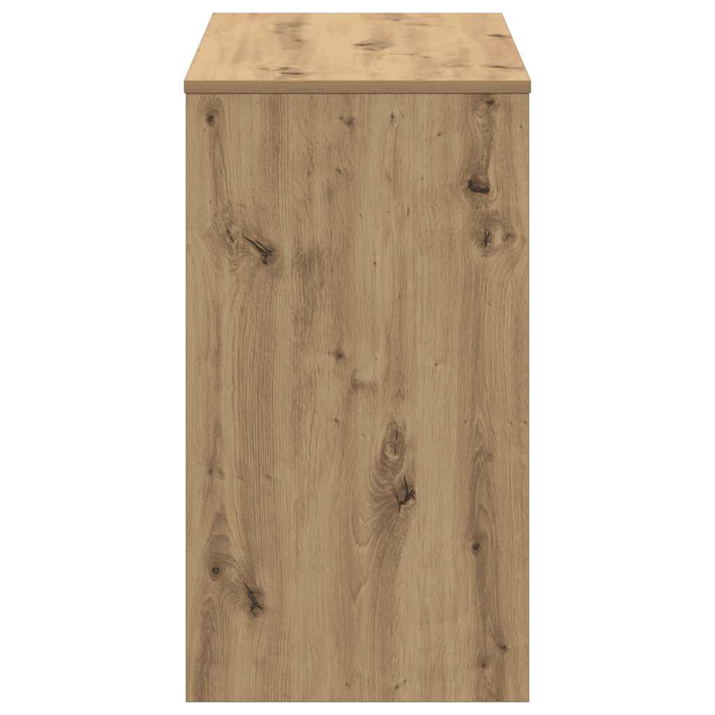 Scrivania Rovere Artigianale 90x40x72 cm in Legno Multistrato