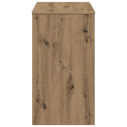 Scrivania Rovere Artigianale 90x40x72 cm in Legno Multistrato - homemem39