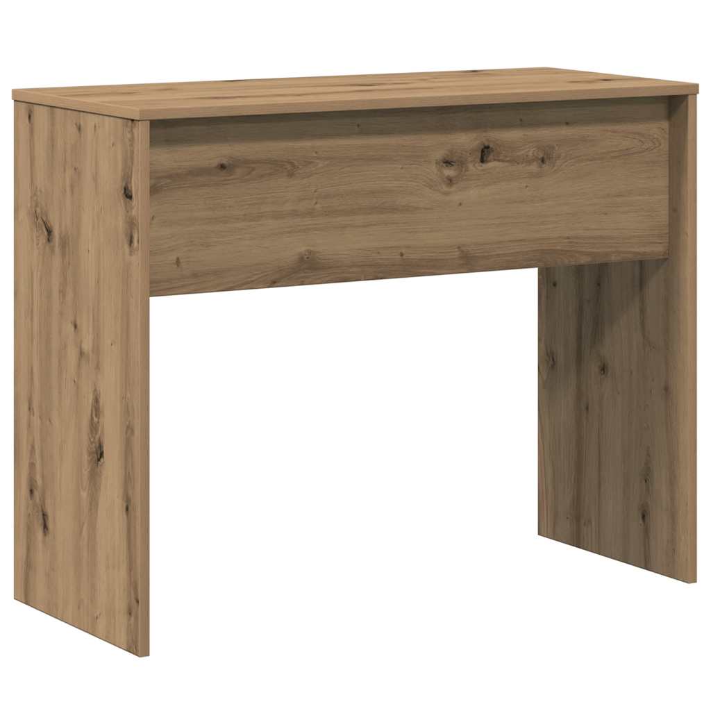 Scrivania Rovere Artigianale 90x40x72 cm in Legno Multistrato - homemem39