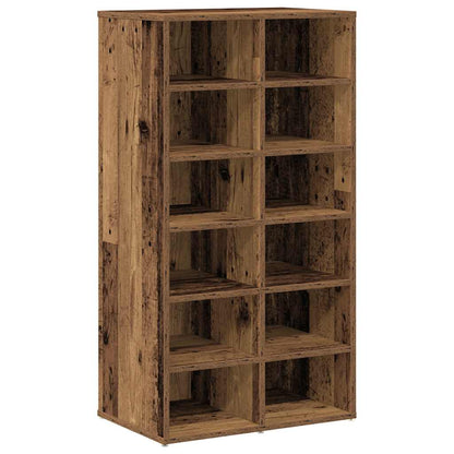 Scarpiera Legno Antico 54x34x100,5 cm in Truciolato - homemem39