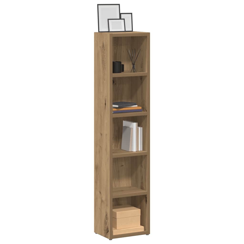 Mobili Porta CD 2pz Rovere Artigianale 21x16x93,5 in Truciolato - homemem39