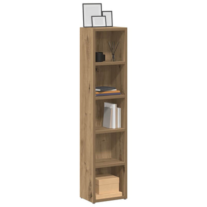Mobili Porta CD 2pz Rovere Artigianale 21x16x93,5 in Truciolato - homemem39
