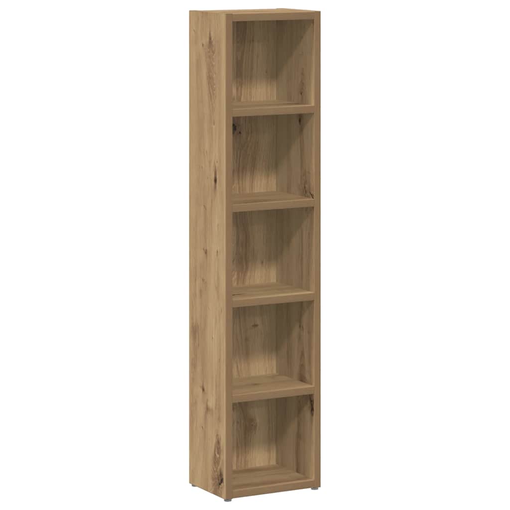 Mobili Porta CD 2pz Rovere Artigianale 21x16x93,5 in Truciolato