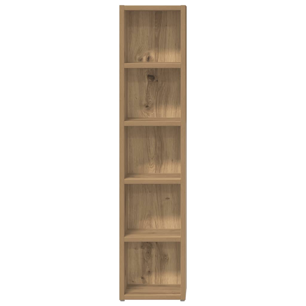 Mobili Porta CD 2pz Rovere Artigianale 21x16x93,5 in Truciolato - homemem39